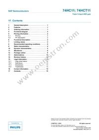 74HC11N Datasheet Page 15