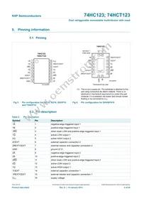 74HC123N Datasheet Page 4