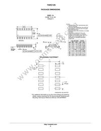 74HC125DTR2G Datasheet Page 6
