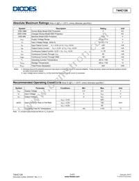 74HC126T14-13 Datasheet Page 3