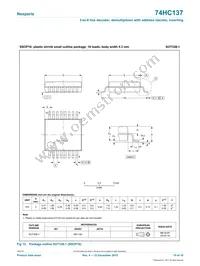 74HC137DB Datasheet Page 15