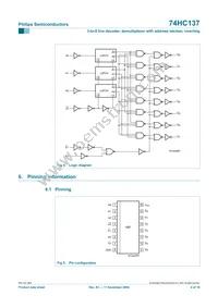 74HC137N Datasheet Page 4