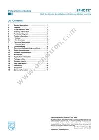 74HC137N Datasheet Page 19