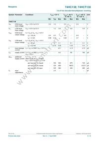 74HC138D/AUJ Datasheet Page 6