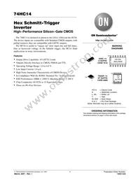 74HC14DTR2G Datasheet Cover