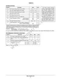 74HC14DTR2G Datasheet Page 3