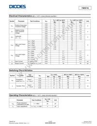74HC14S14-13 Datasheet Page 4