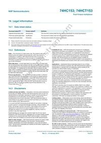 74HC153N Datasheet Page 15