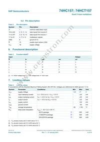 74HC157N Datasheet Page 4