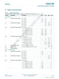 74HC158D Datasheet Page 6