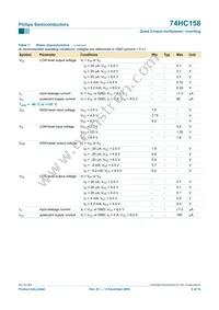 74HC158N Datasheet Page 8