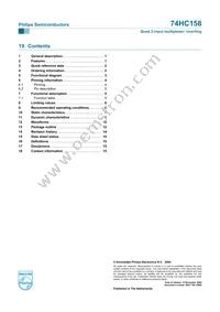 74HC158N Datasheet Page 16