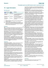 74HC160D Datasheet Page 14