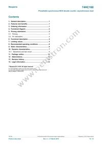 74HC160D Datasheet Page 15