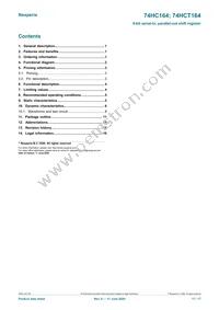 74HC164D/AUJ Datasheet Page 17