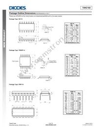 74HC164D14 Datasheet Page 8