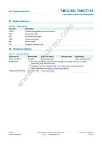 74HC166N Datasheet Page 18