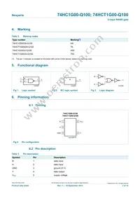 74HC1G00GW-Q100H Datasheet Page 2