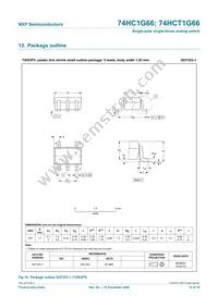 74HC1G66GW Datasheet Page 15