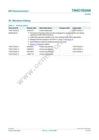 74HC1GU04GW Datasheet Page 11