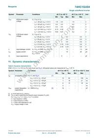 74HC1GU04GW-Q100 Datasheet Page 4