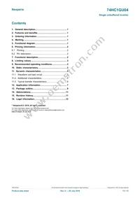 74HC1GU04GW-Q100 Datasheet Page 13