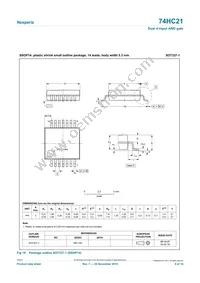 74HC21DB Datasheet Page 9