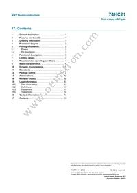 74HC21N Datasheet Page 15