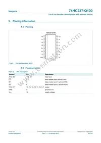 74HC237D-Q100J Datasheet Page 4