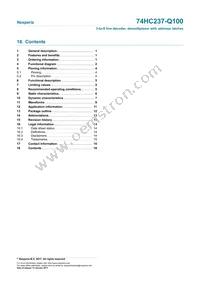 74HC237D-Q100J Datasheet Page 16