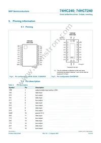 74HC240N Datasheet Page 3