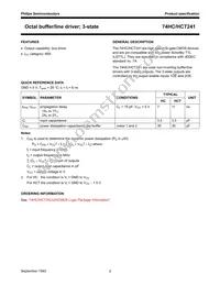 74HC241N Datasheet Page 3