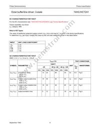 74HC241N Datasheet Page 7