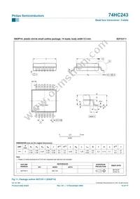 74HC243D Datasheet Page 14