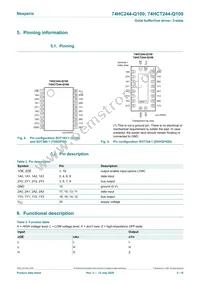 74HC244BQ-Q100 Datasheet Page 3