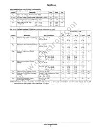 74HC244DTR2G Datasheet Page 3