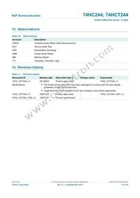 74HC244N Datasheet Page 15