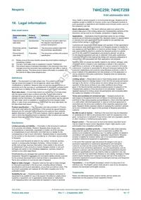 74HC259DB Datasheet Page 16