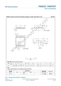 74HC27N Datasheet Page 12