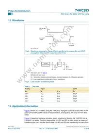 74HC283D/AUJ Datasheet Page 12