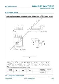 74HC2G126DC Datasheet Page 9