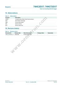 74HC2G17GV Datasheet Page 16