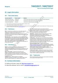 74HC2G17GV Datasheet Page 17