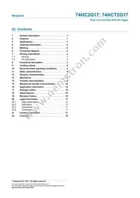 74HC2G17GV Datasheet Page 18