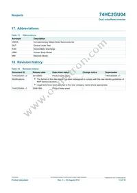 74HC2GU04GV Datasheet Page 13