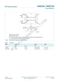 74HC30N Datasheet Page 8