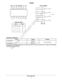 74HC32DTR2G Datasheet Page 2