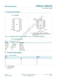 74HC32N Datasheet Page 3