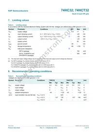 74HC32N Datasheet Page 4