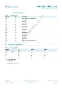 74HC365N Datasheet Page 4
